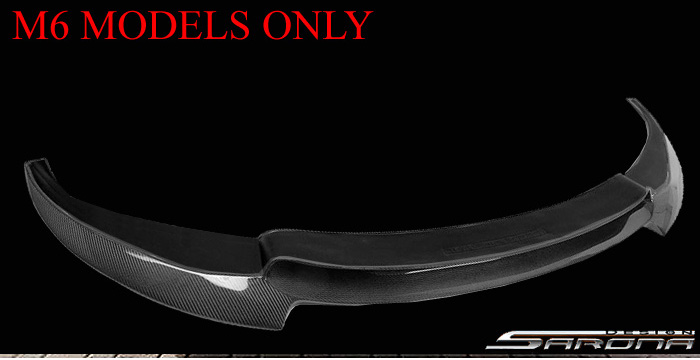 Custom BMW 6 Series  Coupe, Convertible & Sedan Front Add-on Lip (2011 - 2016) - $599.00 (Part #BM-043-FA)